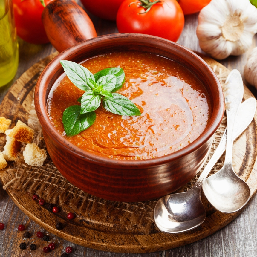 Recette Gazpacho traditionnel vegan