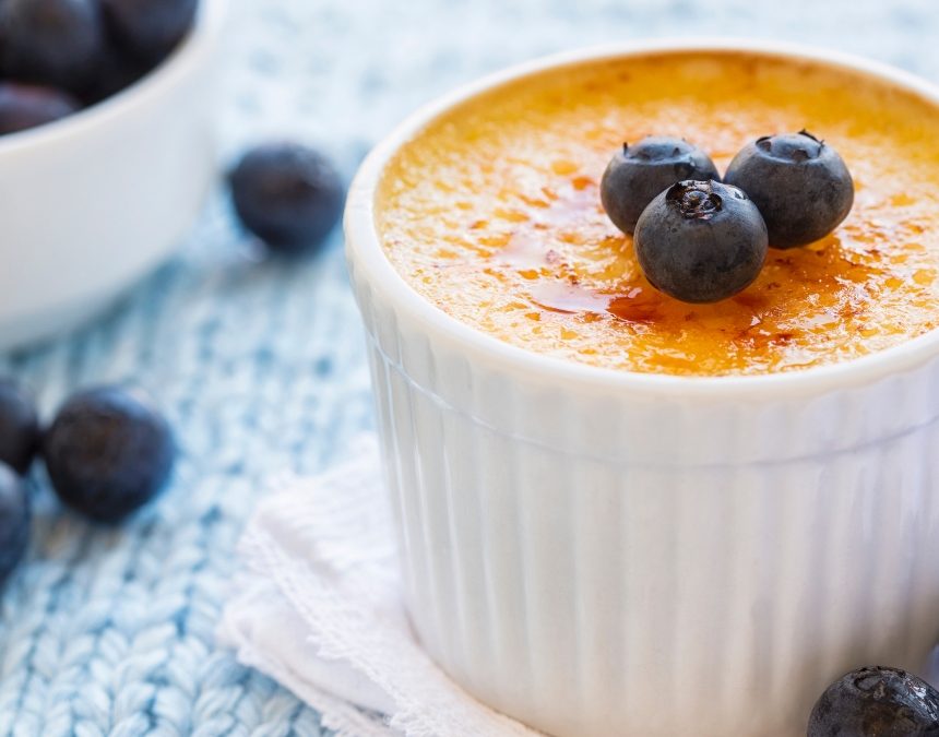 Crème brûlée exotique végane