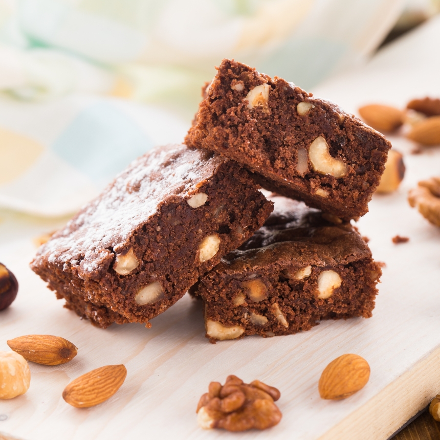Recette Brownie « 500 » multi-noix (végétal et sans gluten)