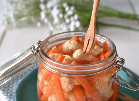 Recette Légumes croquants au vinaigre
