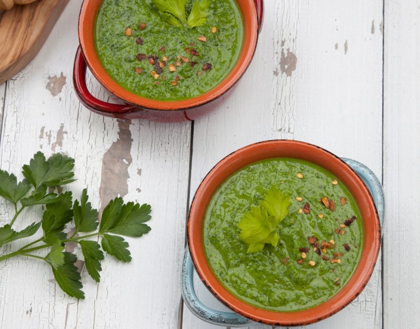 Gaspacho végétal aux blettes