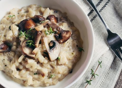 Recette Risotto aux champignons d&rsquo;hiver