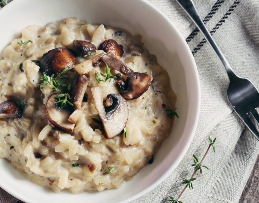 Risotto aux champignons d&rsquo;hiver