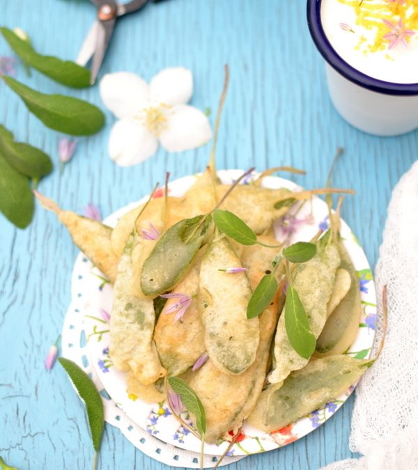 Feuilles de sauge frites