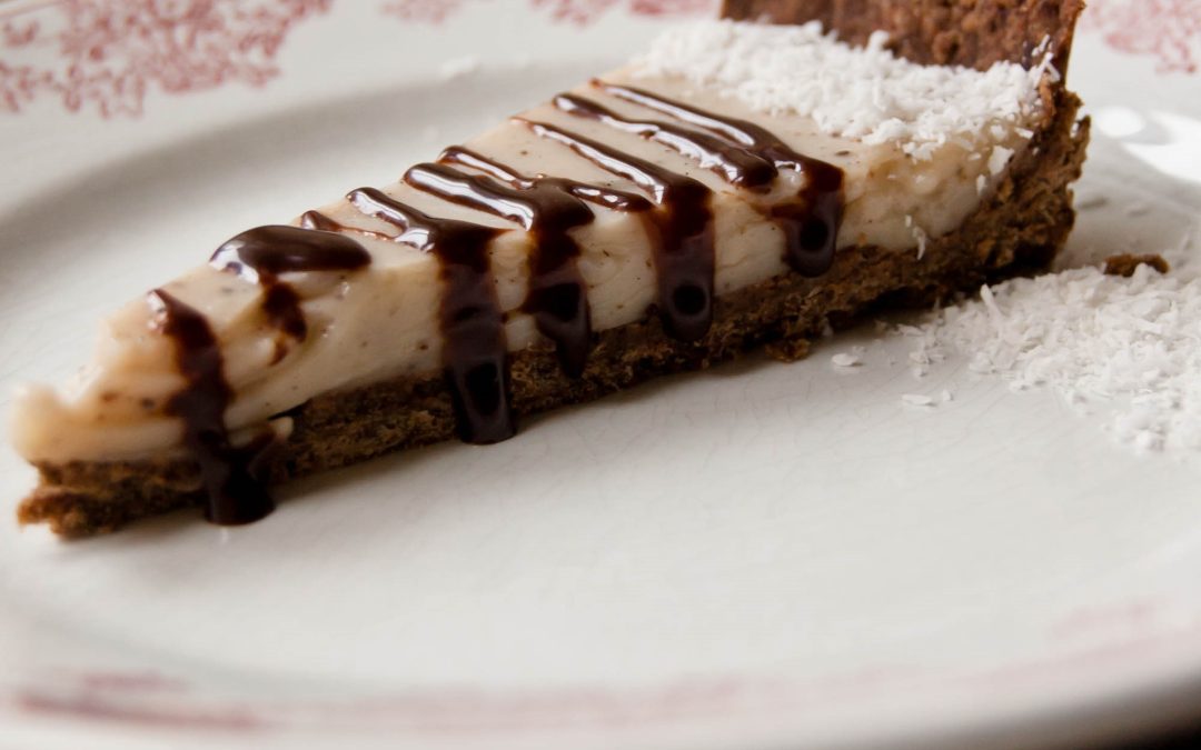 Gâteau au sarrasin et sa crème vanille végétale