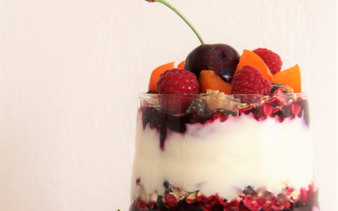 Parfaits vegan aux cerises