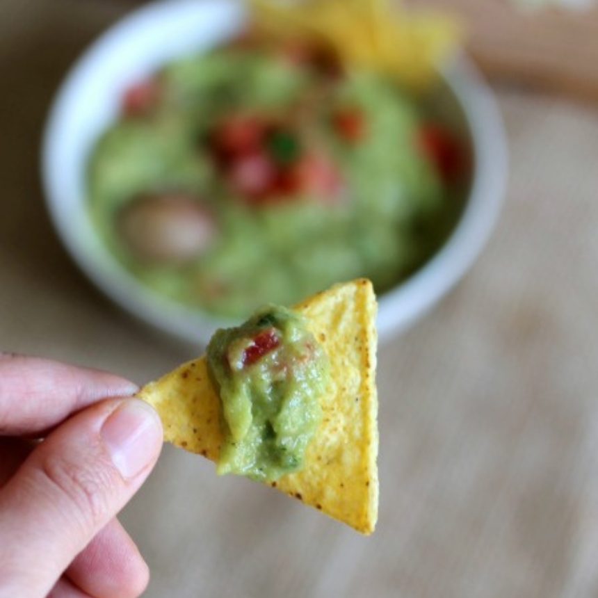 Recette Guacamole vegan de courgettes