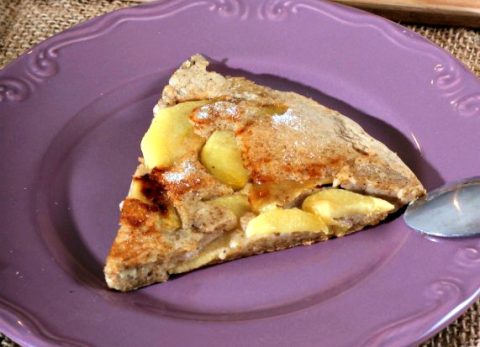 Recette Crêpe végétale épaisse aux pommes