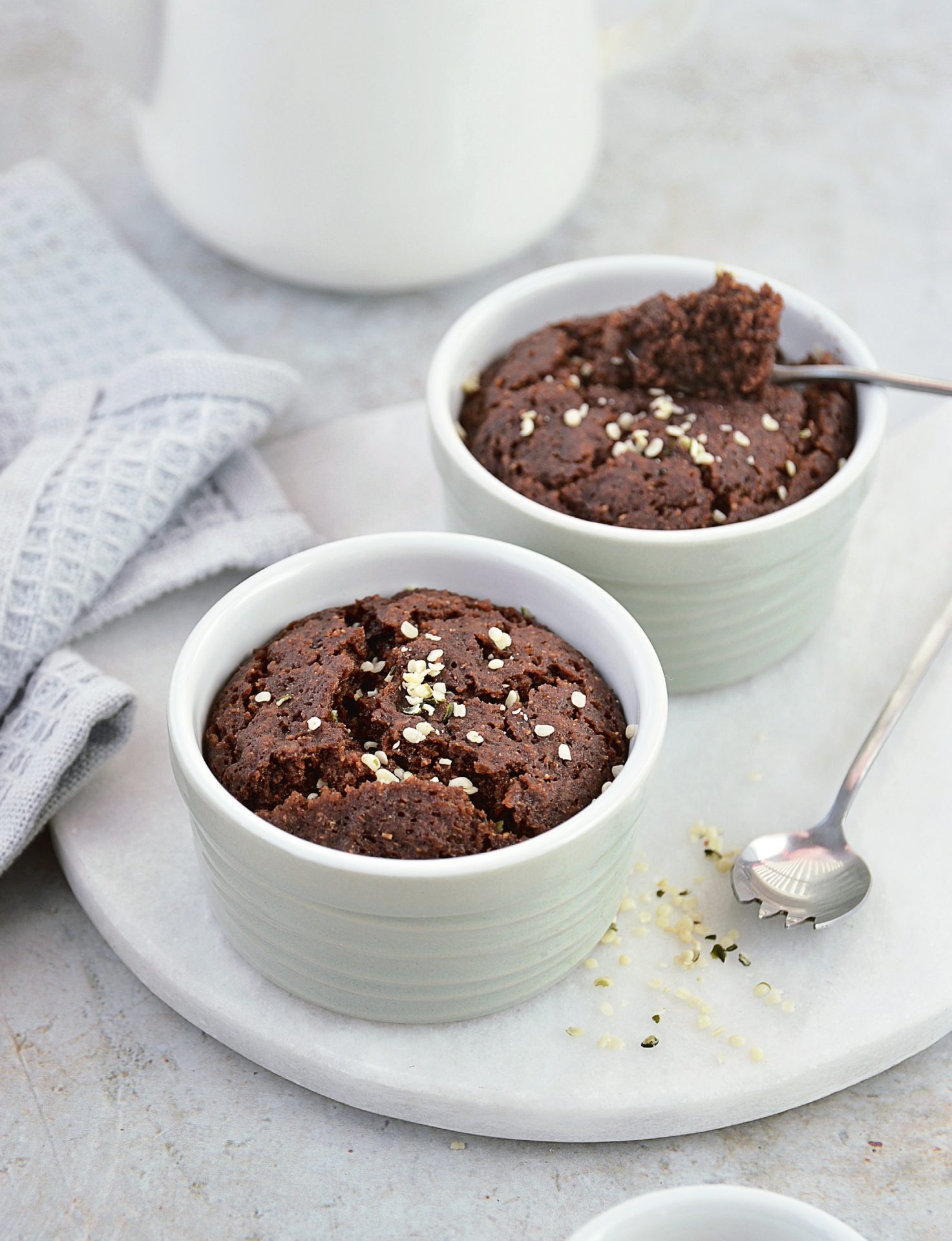 Recette Moelleux vapeur au chocolat et chanvre