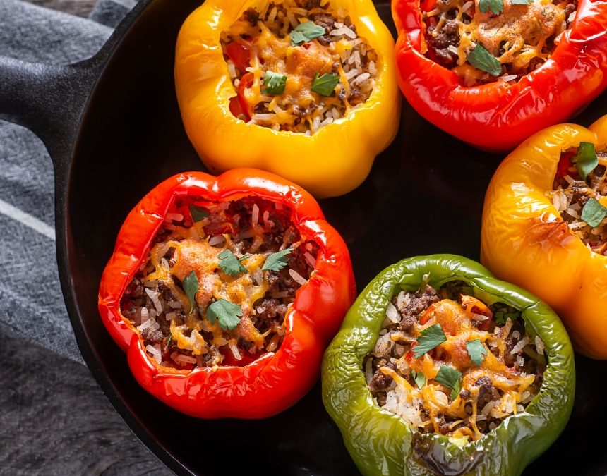 Dolma végane (poivrons farcis)