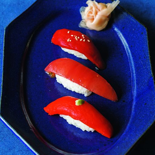 Nigiri modoki de « thon mariné »