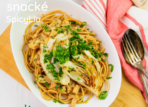 Recette Carbonara au fenouil snacké