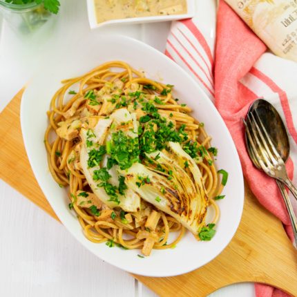 Recette Carbonara au fenouil snacké