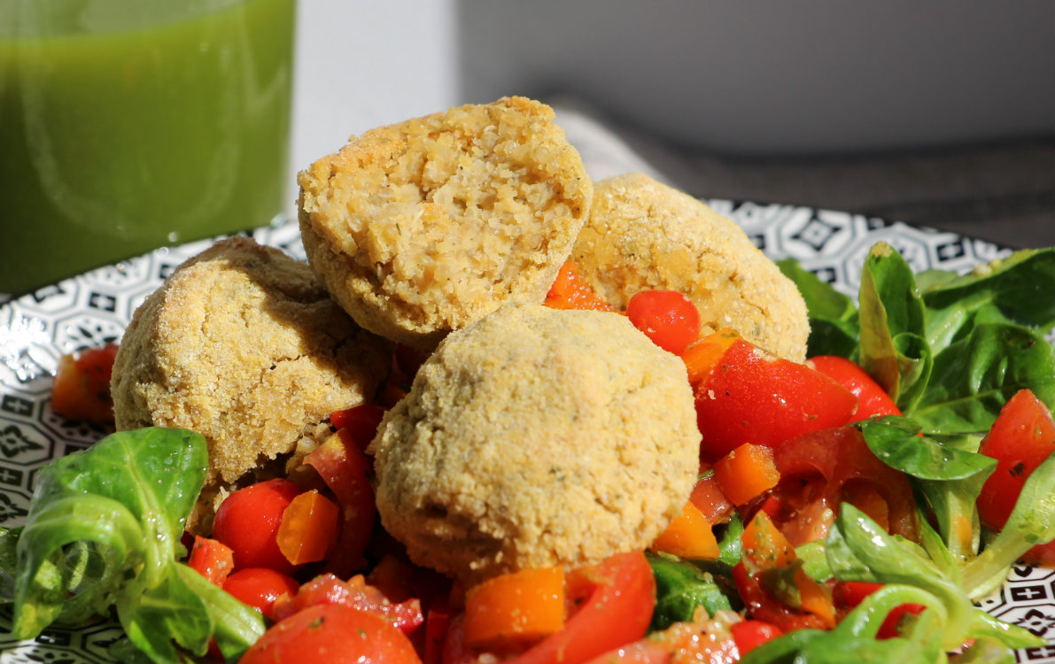Recette Boulettes de quinoa aux pois chiches