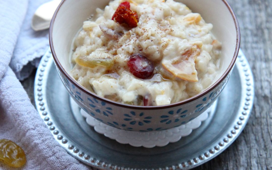 Riz au lait aux épices douces