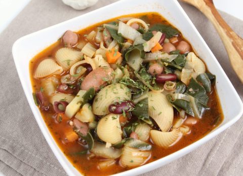 Recette Minestrone vegan