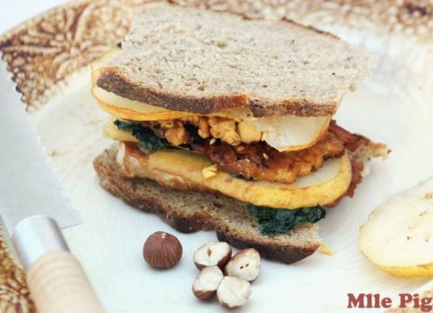 Recette Sandwich vegan au tempeh