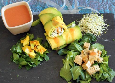 Recette Cannelonis d&rsquo;avocat au tofu vegan
