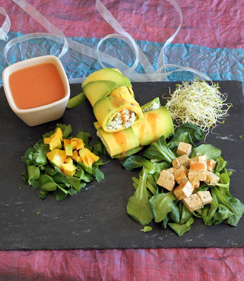 Recette Cannelonis d&rsquo;avocat au tofu vegan