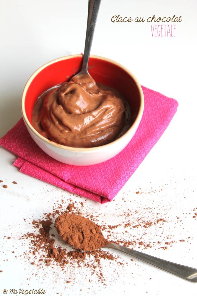 Recette Glace végétale au chocolat (sans sorbetière)
