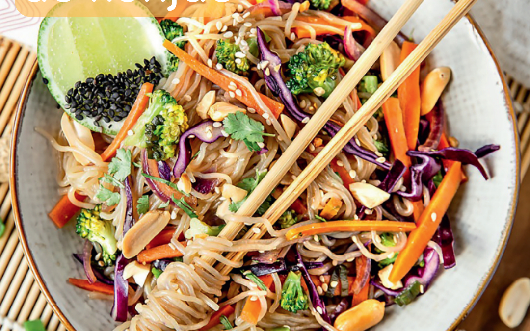 Pad thaï aux nouilles de konjac
