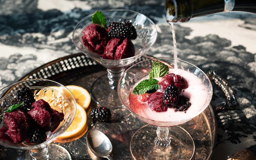 Sorbet mûre-cassis