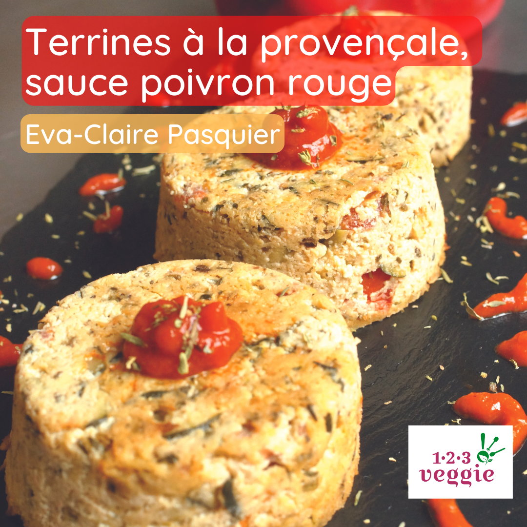 Recette Petites terrines à la provençale sauce poivron rouge