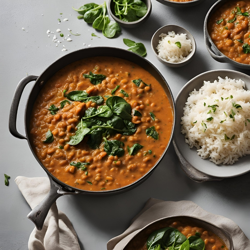 Recette Dahl de lentilles corail végétal