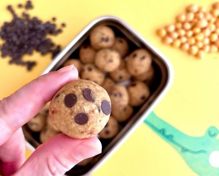 Recette Cookie balls pois-chiches chocolat