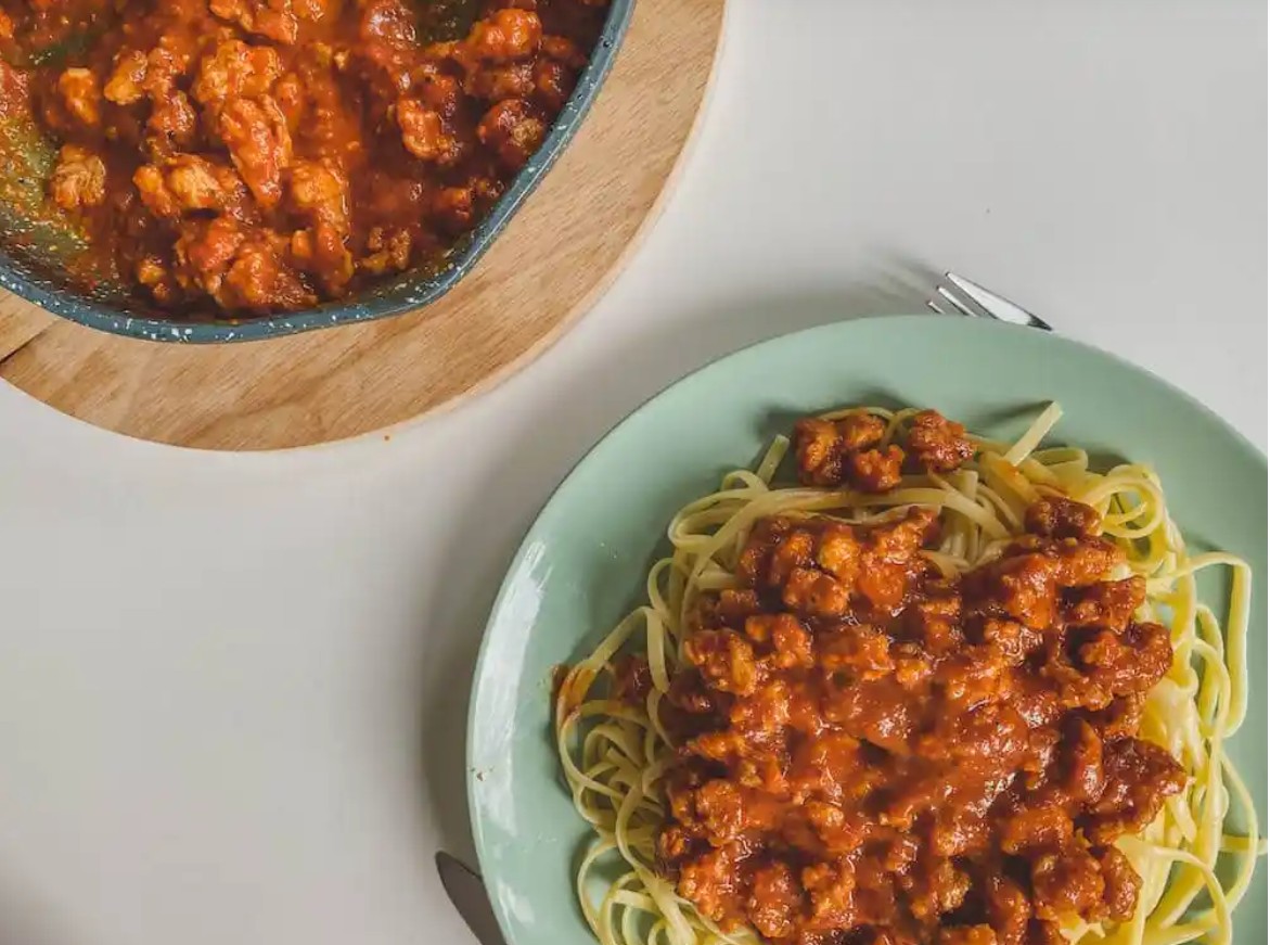 Recette Sauce bolognaise végétale aux protéines de soja