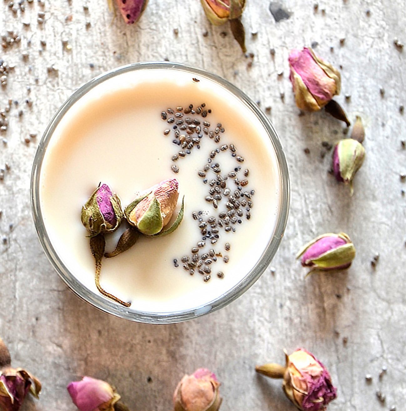 Recette Boisson végétale à la rose