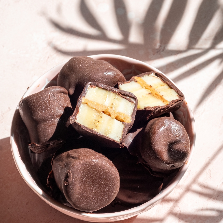 Recette Bouchées chocolat-cacahuètes véganes