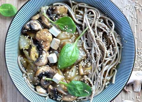 Recette Ramen vegan de saison
