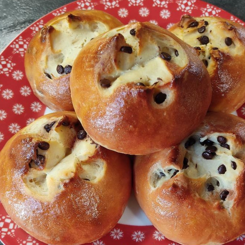 Recette Briochettes végétales au chocolat